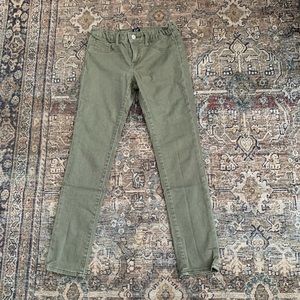 Girls GAP Green Denim Skinny Jean
